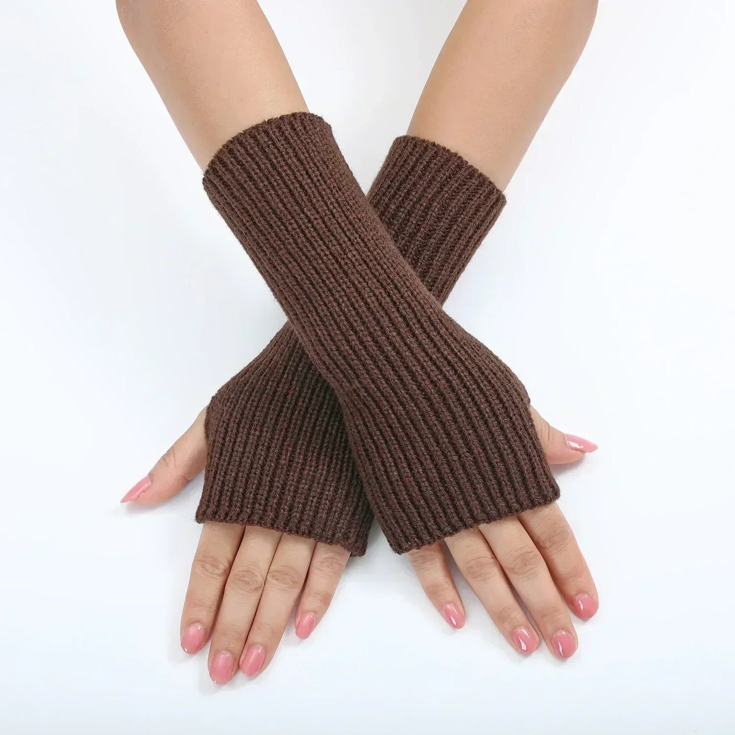Mitaine Femme Marron